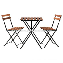 Outdoor Bistro Table Set Including 1 Table and 2 Chairs